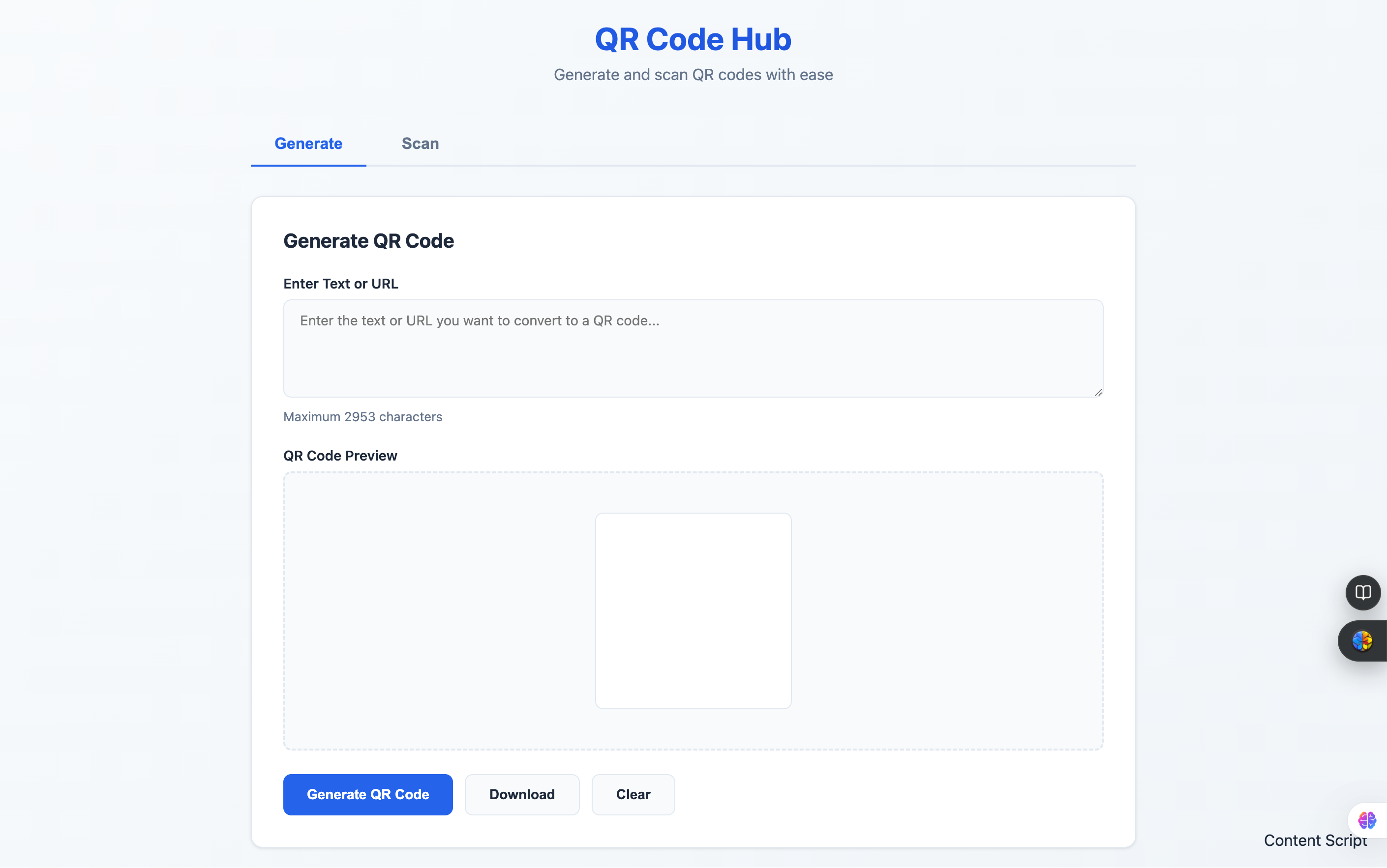 QR Code Reader project